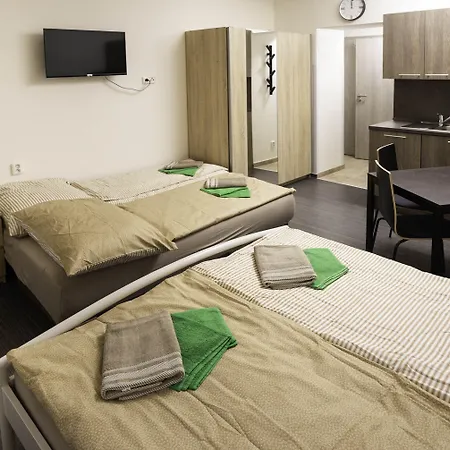 Flying Bed Close To Castle And Airport شقة براغ