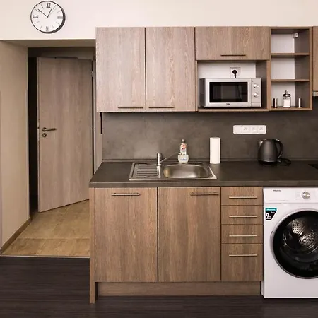 아파트 Flying Bed Close To Castle And Airport 프라하